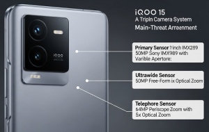 اطلاعات بازم بیشتری از iQOO 15 لو رفت، مشخصات دوربین اصلیش هم فاش شد اطلاعات بازم بیشتری از iQOO 15 لو رفت، مشخصات دوربین اصلیش هم فاش شد